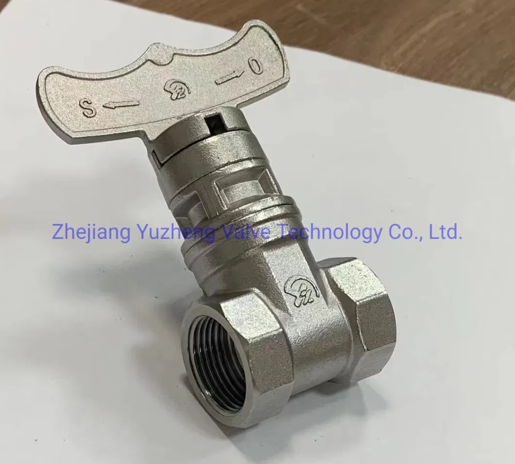 Ordinary Pressure Manual Threaded Magnetic Gate Valve for Water Meter