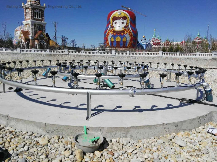 Dry Land Fountain Dry Deck Fountain Installed Dry Floor Water Fountain Design Manufacture Fountain Equipment